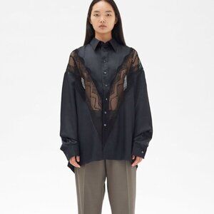 Lace Viscose Oversized Blouse -- S/S 18